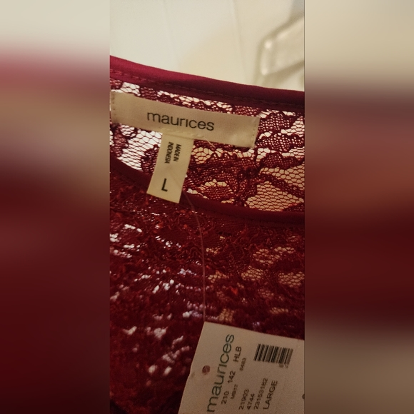 Red lace Maurices dress - Picture 4 of 4